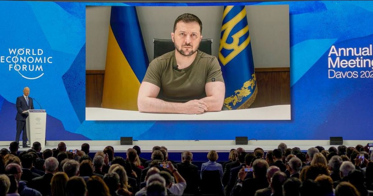 Зеленский, Давос